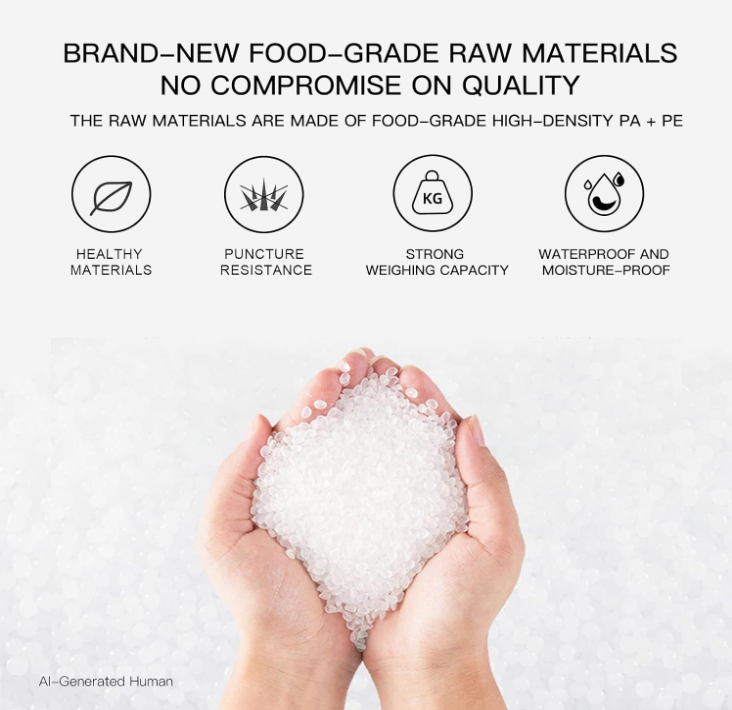 MEGAWISE Vacuum Sealer Bags (8''x 12''-110pcs) for Food Freshness Preservation, BPA Free Vacuum Storage Bags for Food or Sous Vide, Seal a Meal,Double-Sided Texture, Double Lock Freshness (110 count)