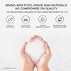 MEGAWISE Vacuum Sealer Bags (8''x 12''-110pcs) for Food Freshness Preservation, BPA Free Vacuum Storage Bags for Food or Sous Vide, Seal a Meal,Double-Sided Texture, Double Lock Freshness (110 count)