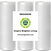 MEGAWISE Vacuum Sealer Bags, 3 Rolls 8 in x 21.6 ft BPA-Free Rolls