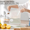 MEGAWISE Vacuum Sealer Bags, Reusable Food Storage Bags with Double Zip Sea
