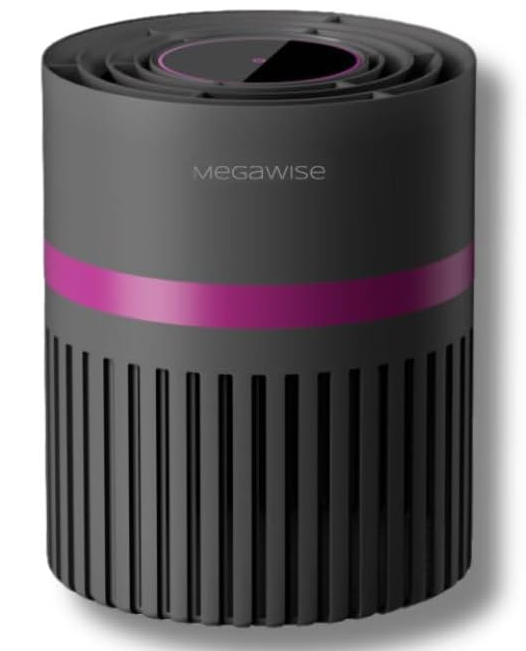 MEGAWISE H13 HEPA Air Purifier for Bedroom, 24dB Sleep Mode