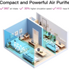 MEGAWISE H13 HEPA Air Purifier for Bedroom, 24dB Sleep Mode