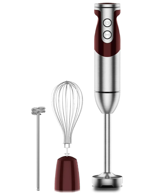 MEGAWISE 1000W Immersion Hand Blender with Multiple Attachments