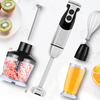 MEGAWISE 1000W Hand Blender, Multi-Attachment Immersion Blender with Chopper