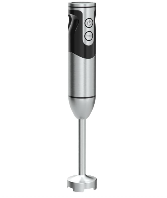 MegaWise 3‑in‑1 Immersion Hand Blender, 12‑Speed Titanium Stainless Steel Stick Blender with Whisk & Milk Frother