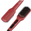 MEGAWISE Ionic Ceramic Hair Straightener Brush with LED Display