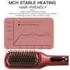 MEGAWISE Ionic Ceramic Hair Straightener Brush with LED Display