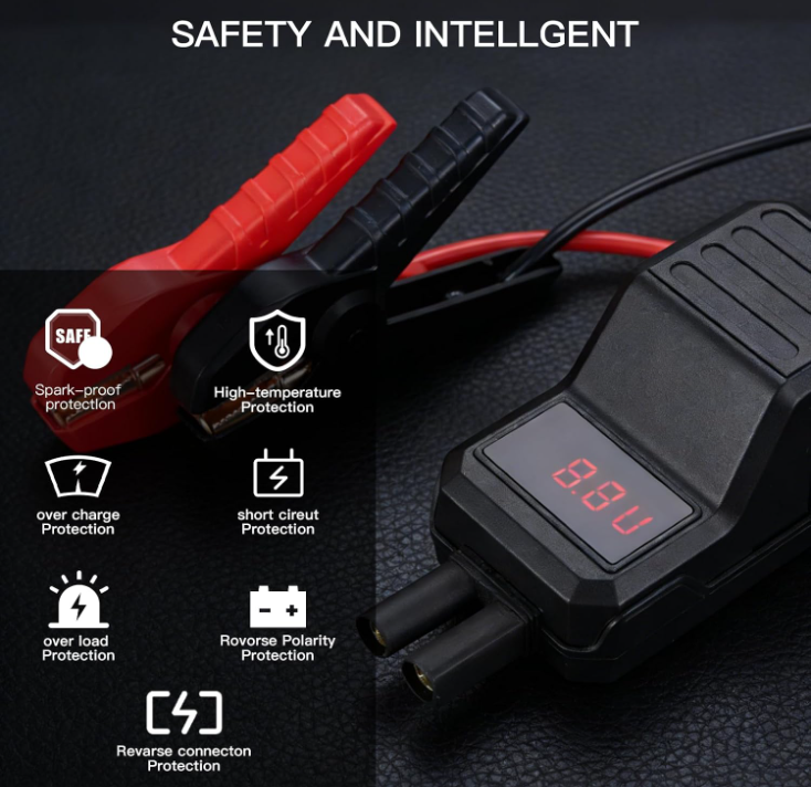 Smart Jump Starter Cable for MEGAWISE and Many Other Brands