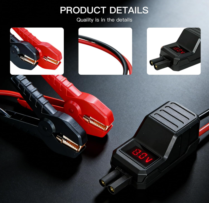 Smart Jump Starter Cable for MEGAWISE and Many Other Brands