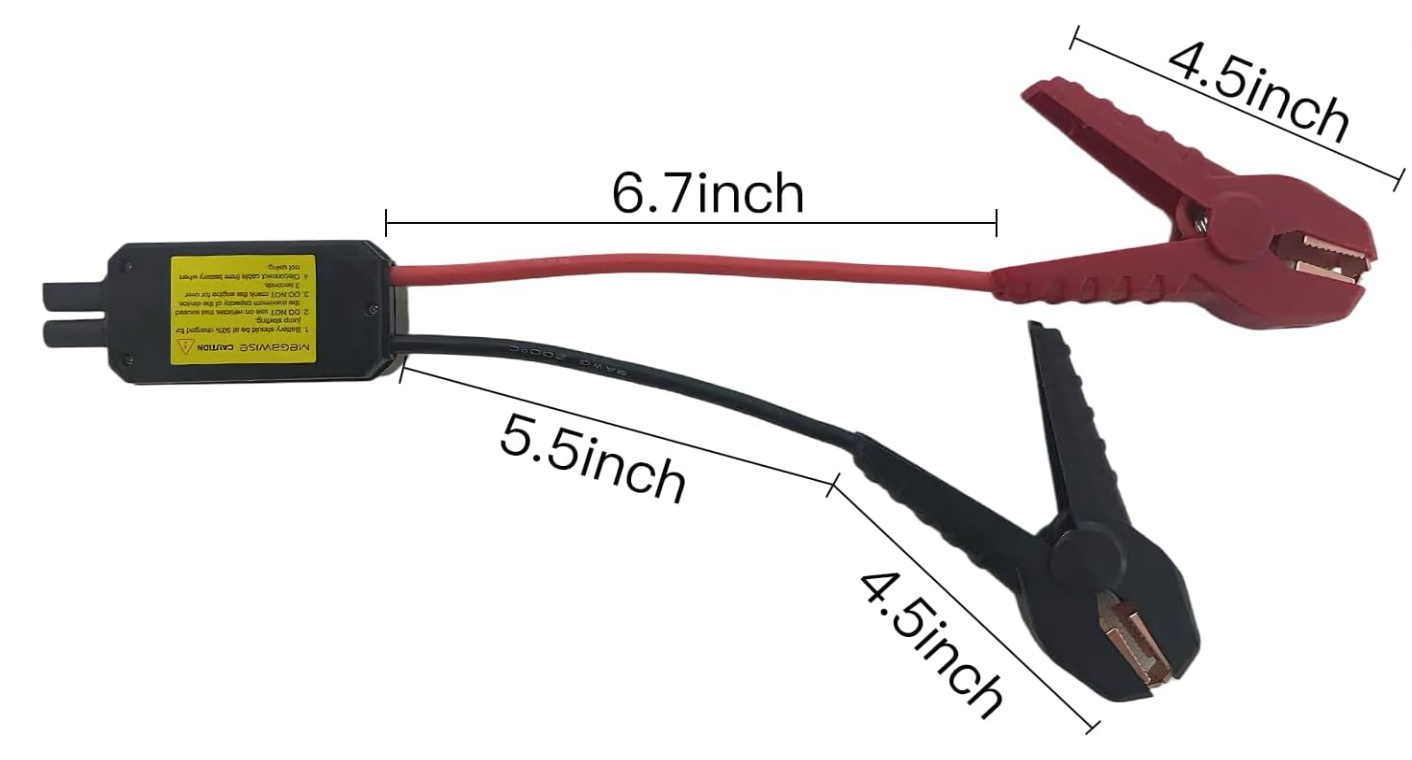 Smart Jump Starter Cable for MEGAWISE and Many Other Brands