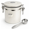 MEGAWISE 1.2L Airtight Coffee Canister with Degassing Valve & Scoop