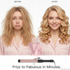 MEGAWISE Ceramic Curling Iron, Adjustable Temp Dual Voltage Hair Curler