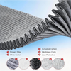 MEGAWISE 4-pack Tesla Model Y air intake filter, activated carbon, OEM fit