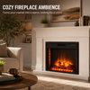MEGAWISE Electric Fireplace Insert, 33-Inch Firebox, 1400W, Remote