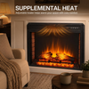 MEGAWISE Electric Fireplace Insert, 33-Inch Firebox, 1400W, Remote