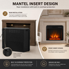 MEGAWISE Electric Fireplace Insert, 33-Inch Firebox, 1400W, Remote