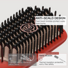 MEGAWISE Ceramic Ionic Hair Straightener Brush, Dual Voltage