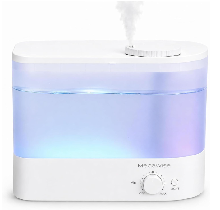 MEGAWISE 6L Humidifier, Quiet Cool Mist with Auto Shut-Off
