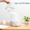 H1-XIT 2 Pack of 2L Cool Mist Humidifier, Top Refill, Nano Fine Mist Out Put, No Leakage for baby, bedroom, living room