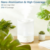 MEGAWISE 3.5L Cool Mist Humidifier – Ultra-Quiet Ultrasonic Vaporizer with Top-Fill Design, Essential Oil Diffuser, 7-Color Night Light & Auto Shut-Off