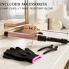MEGAWISE PRO Ceramic Curling Iron, Hair Curler Professional Curling Wand