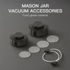 MEGAWISE Jar Sealing Accessory Kit for MEGAWISE &Food Saver Vacuum machines Regular and Wide Mouth