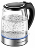 MEGAWISE 1.8 L Glass Electric Kettle, 1000W, Auto Shut-Off, Black