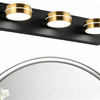 MEGAWISE 18W 5500K dimmable LED Bathroom Vanity Light Fixture, Chrome Round
