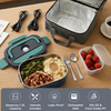 MEGAWISE Portable Electric Lunch Box, 1.5L Heated Food Warmer