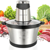 MEGAWISE 500W Meat Grinder Food Chopper, 5L Stainless Steel for Kitchen