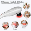 MEGAWISE Cordless Hand Massager, Deep Tissue Massager with 5 Massage Heads