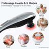 MEGAWISE Handheld Massager, Deep Tissue Percussion Massager with 6 Heads