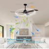 MEGAWISE 52-inch Ceiling Fan with Lights, Quiet 6-Speed Reversible DC Motor