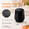 MEGAWISE Portable Vacuum Sealer, 58kPa, Cordless, One-Touch Pump