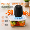 MEGAWISE Portable Vacuum Sealer, 58kPa, Cordless, One-Touch Pump