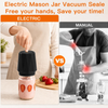 MEGAWISE Portable Vacuum Sealer, 58kPa, Cordless, One-Touch Pump