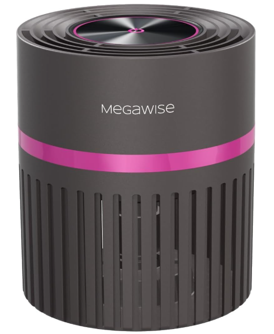 MEGAWISE Home Air Purifier, True HEPA, 6-Speed, for 215 sq ft