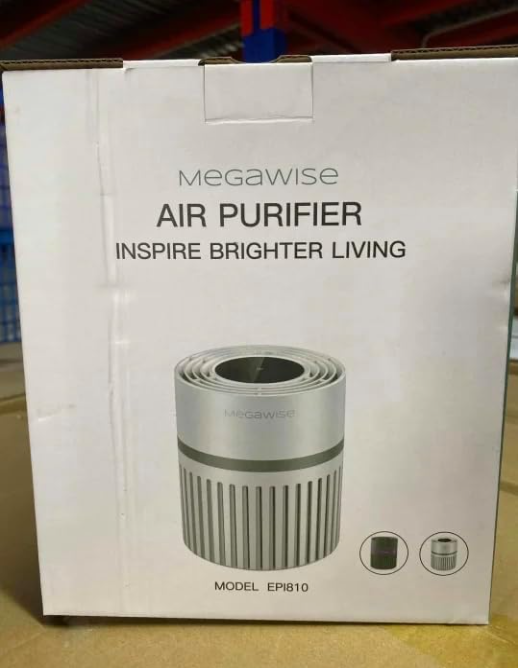 MEGAWISE Air Purifier, 215 Sq Ft Coverage, True HEPA Filter, Air Monitor