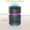 MEGAWISE Home Air Purifier, True HEPA, 6-Speed, for 215 sq ft