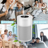 MEGAWISE Air Purifier for Home and Pets Hair, Smokers in Bedroom, Large Room, Smart Air Quality Sensor, Filters VOCs, Odors, Dust, Ozone Free