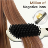MEGAWISE Hair Straightener Brush Series (Pearl White)