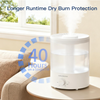 MEGAWISE 3.5L Cool Mist Humidifier, Quiet Ultrasonic Humidifier