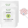 MEGAWISE Vacuum Sealer Bags 100 Count, 50pcs 6x10 & 50pcs 8x12 Bags