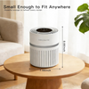 MEGAWISE HEPA Air Purifier 2 Pack,Quiet Compact Air Cleaner for Home&Office