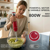 MEGAWISE Hand Blender, 5-in-1 Variable Speed for Soups, Smoothies & Baking