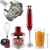 MEGAWISE Hand Blender, 5-in-1 Variable Speed for Soups, Smoothies & Baking