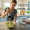 MEGAWISE 1000W Immersion Hand Blender, 5-in-1 Stick Blender Set