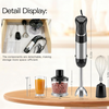 MEGAWISE 1000W Immersion Hand Blender, 5-in-1 Stick Blender Set