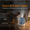 MEGAWISE APJ803 Cool Mist Humidifier, 3.2L Large Capacity, White, US Plug Ultrasonic Humidifier for Bedroom Home Office
