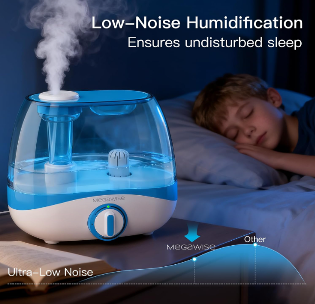 MEGAWISE 5L Cool Mist Humidifier for Bedroom & Home